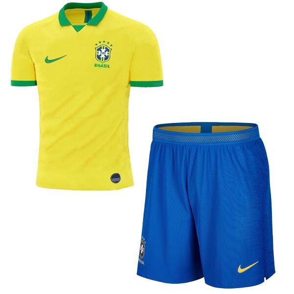 Maillot Football Brésil Domicile Enfant 2019 Jaune